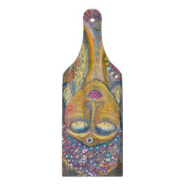 Divine Feminine Buddha glass cutting board Schneidebrett