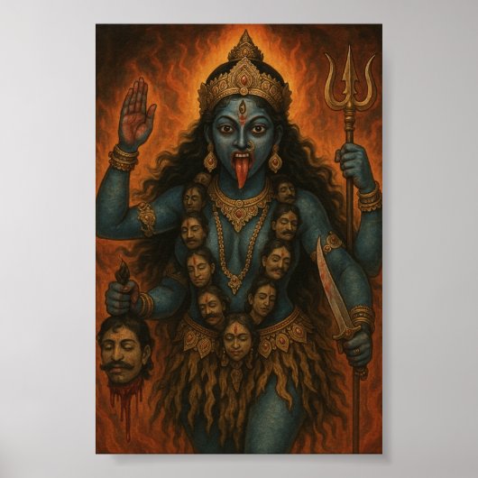 Divine Feminine Kali Goddess Poster (Vorne)