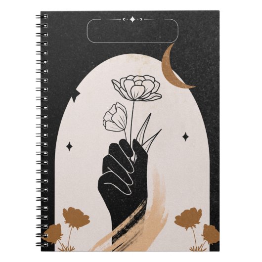 Divine Feminine Notebook Notizblock (Vorderseite)