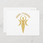 Divine Feminine Postkarte (Vorne/Hinten)