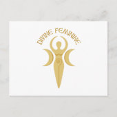 Divine Feminine Postkarte (Vorderseite)