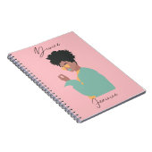 Divine Feminine Spirale Notebook Notizblock (Rechte Seite)