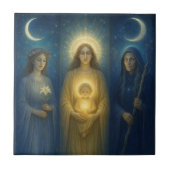 Divine Feminine Triptych Fliese (Vorderseite)