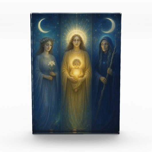 Divine Feminine Triptych Fotoblock (Vorderseite)