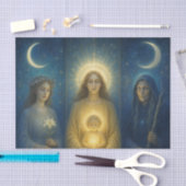 Divine Feminine Triptych Seidenpapier (Handwerk)