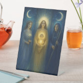 Divine Feminine Triptych Sockelschild (In Situ)