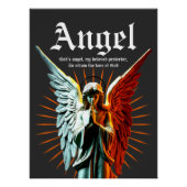 Divine Guardian Angel - Halbdunkel Poster (Vorderseite)