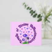 Divine Hallucination Tempel Postkarte (Stehend Vorderseite)