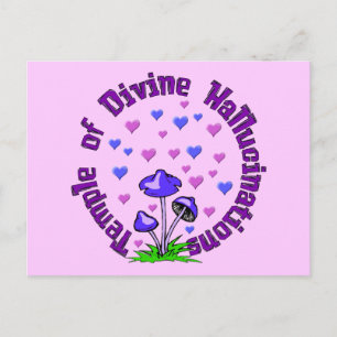 Divine Hallucination Tempel Postkarte