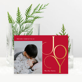 Divine Joy Foil Holiday Card Editable Farbe Folieneinladung