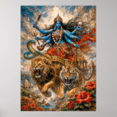 Divine Kali Chariot Poster (Vorne)