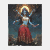 Divine Kali Fleecedecke (Vorderseite)