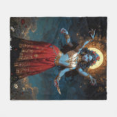 Divine Kali Fleecedecke (Vorderseite (Horizontal))