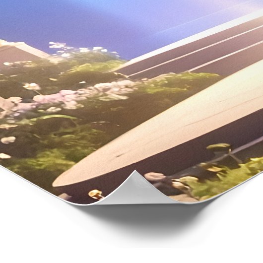 Divine Light Forest Archway Poster (Ecke)