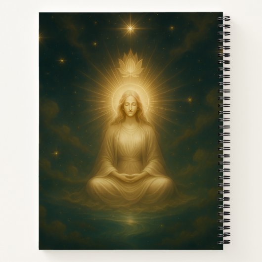 Divine Light Notebook Notizblock (Rückseite)