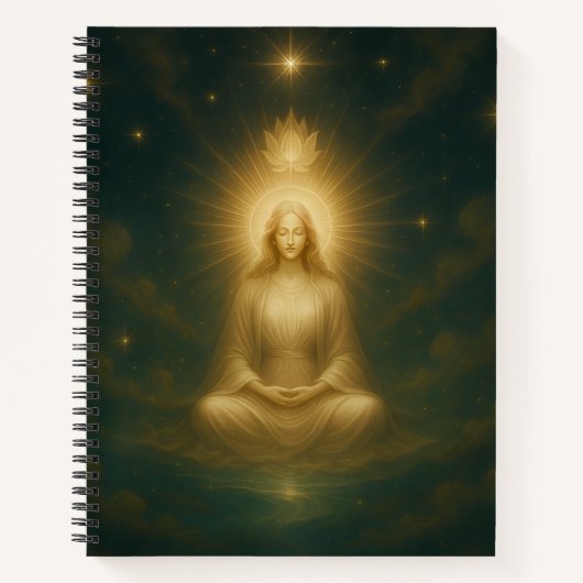 Divine Light Notebook Notizblock (Vorderseite)