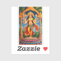 Divine Maa Durga Mandap: HandGezeichnet Meisterwer