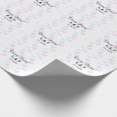 Divine match add pair name Letter heart Geschenkpapier (Ecke)