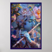 Divine Melody: Lord Krishna Poster (Vorne)