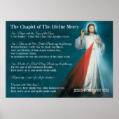 Divine Mercy Chaplet Poster (Vorne)