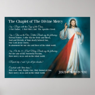 Divine Mercy Chaplet Poster