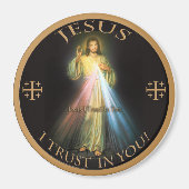 DIVINE MERCY, JESUS ICH VERTRAUE DICH. MAGNET (Vorne)