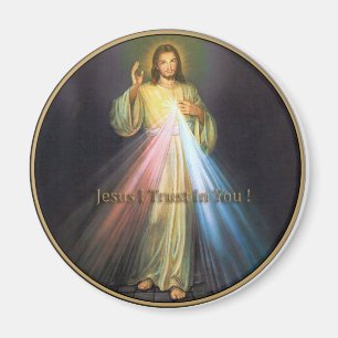 DIVINE MERCY JESUS ICH VERTRAUEN IN SIE MAGNET