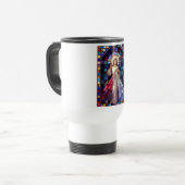 Divine Mercy Jesus Travel Mug Reisebecher (Vorderseite Links)