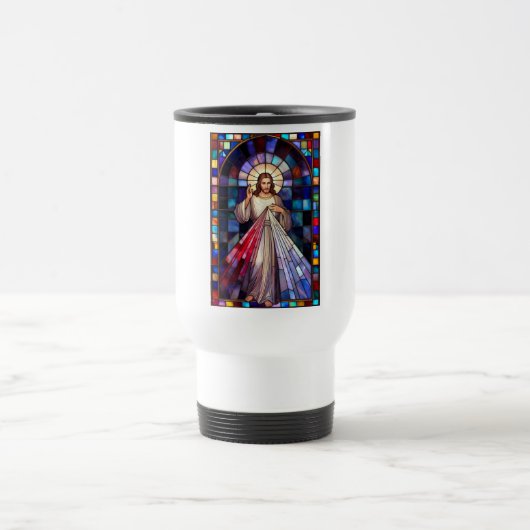 Divine Mercy Jesus Travel Mug Reisebecher (Mittel)