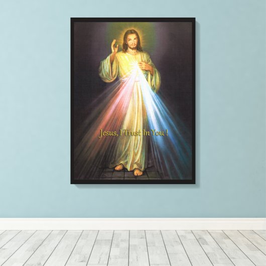 DIVINE MERCY LEINWANDDRUCK (Insitu (Holzboden))