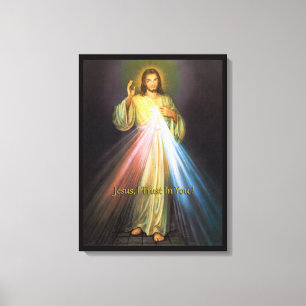 DIVINE MERCY LEINWANDDRUCK