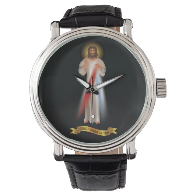 Divine Mercy Watch Armbanduhr (Vorderseite)