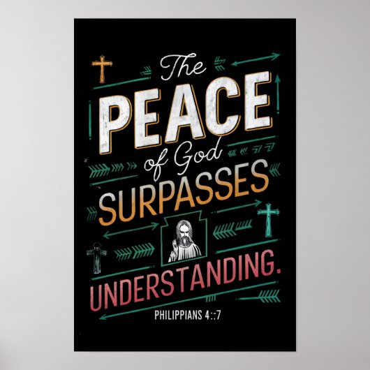 Divine Peace Graphic Poster (Vorne)