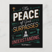 Divine Peace Graphic Postkarte (Vorderseite)