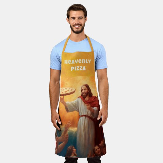 Divine Pizza Delight Schürze (Getragen)