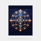 Divine Radiance – 5: Illuminated Universal Energy Acrylschild (Vorderseite)