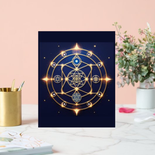 Divine Radiance – 5: Illuminated Universal Energy Acrylschild (Hochzeit)