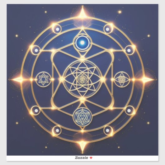 Divine Radiance – 5: Illuminated Universal Energy Aufkleber (Blatt)