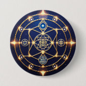 Divine Radiance – 5: Illuminated Universal Energy Button (Vorderseite)