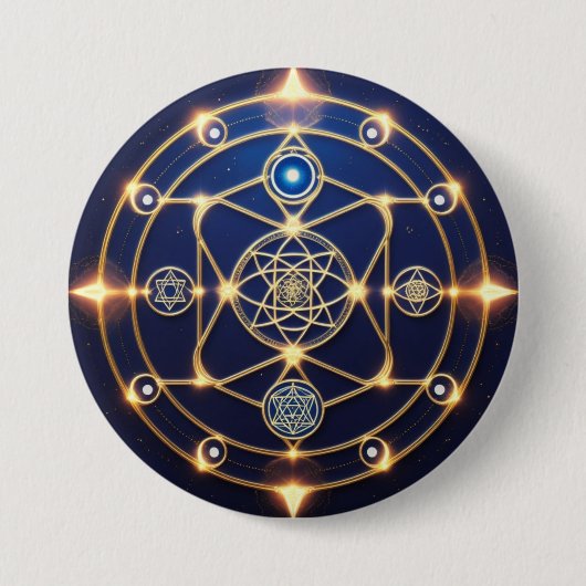 Divine Radiance – 5: Illuminated Universal Energy Button (Vorderseite)