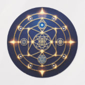 Divine Radiance – 5: Illuminated Universal Energy Etiketten (Design 1)