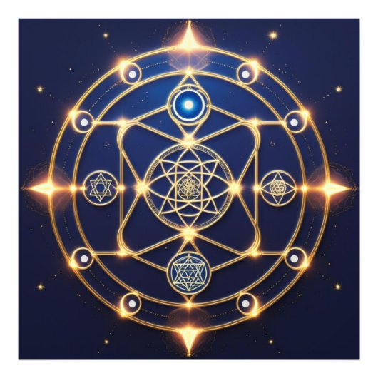 Divine Radiance – 5: Illuminated Universal Energy Fotodruck (Vorne)