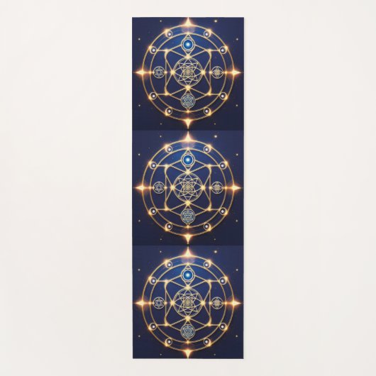 Divine Radiance – 5: Illuminated Universal Energy Yogamatte (Vorderseite)