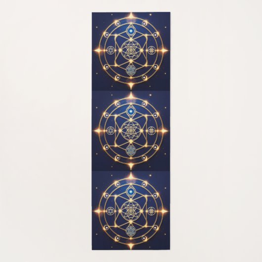 Divine Radiance – 5: Illuminated Universal Energy Yogamatte (Rückseite)