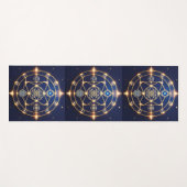 Divine Radiance – 5: Illuminated Universal Energy Yogamatte (Vorderseite (Horizontal))