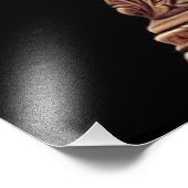 Divine Serene Krishna Flute Art Fotodruck (Ecke)