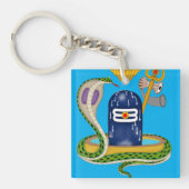 Divine Shivlingam Keychain – Sacred Mahadev Symbol Schlüsselanhänger (Vorderseite)