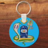 Divine Shivlingam Keychain – Sacred Mahadev Symbol Schlüsselanhänger (Vorderseite)