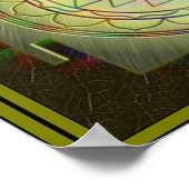 Divine Sri Yantra10 Poster (Ecke)