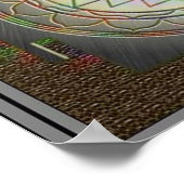 Divine Sri Yantra9 Poster (Ecke)